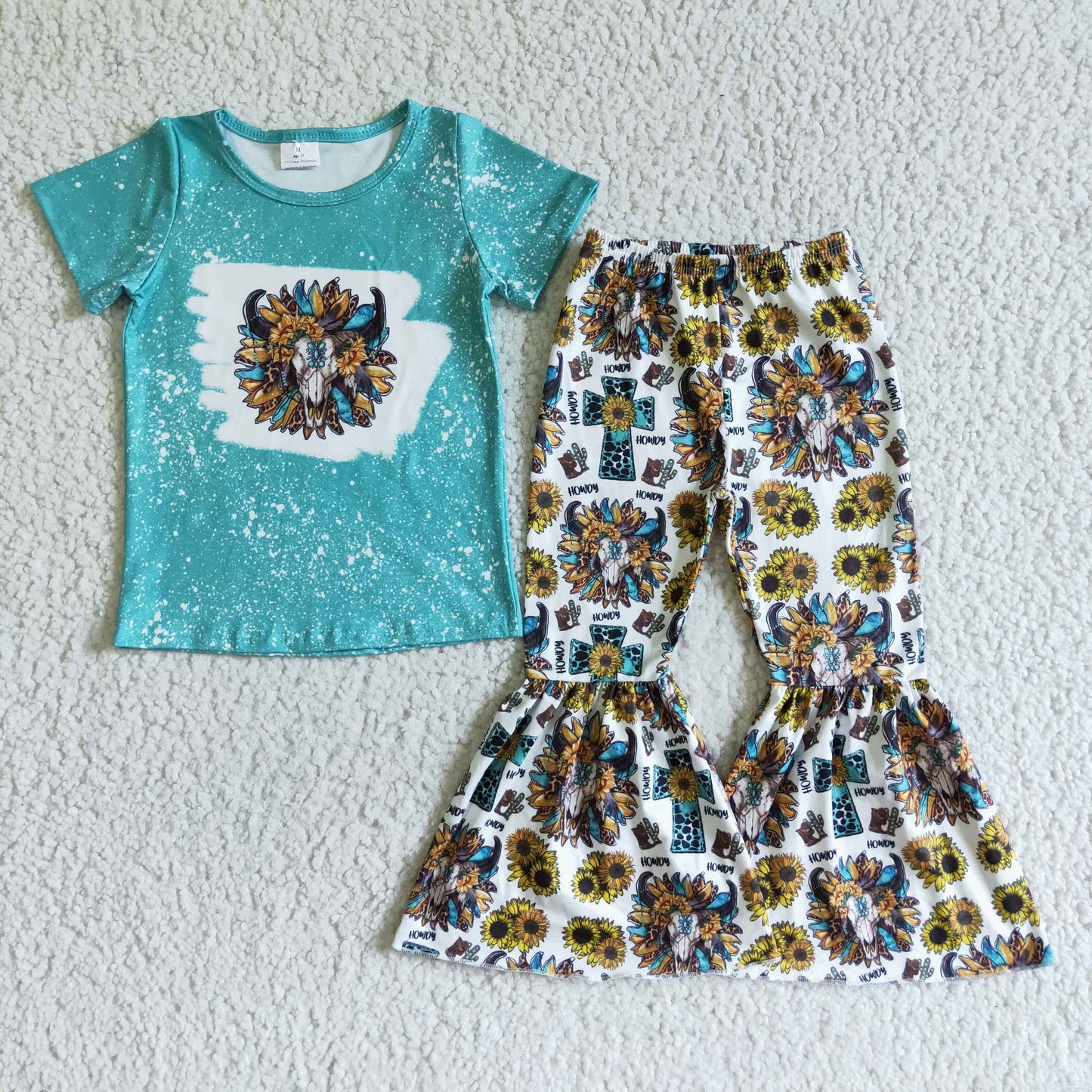 turquoise howdy western boutique girls clothes