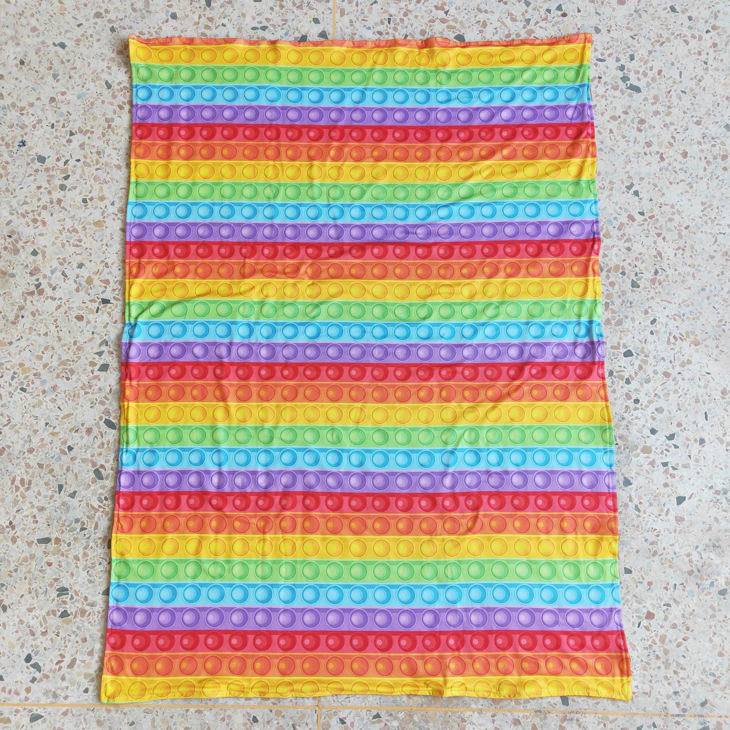 rainbow popper blanket