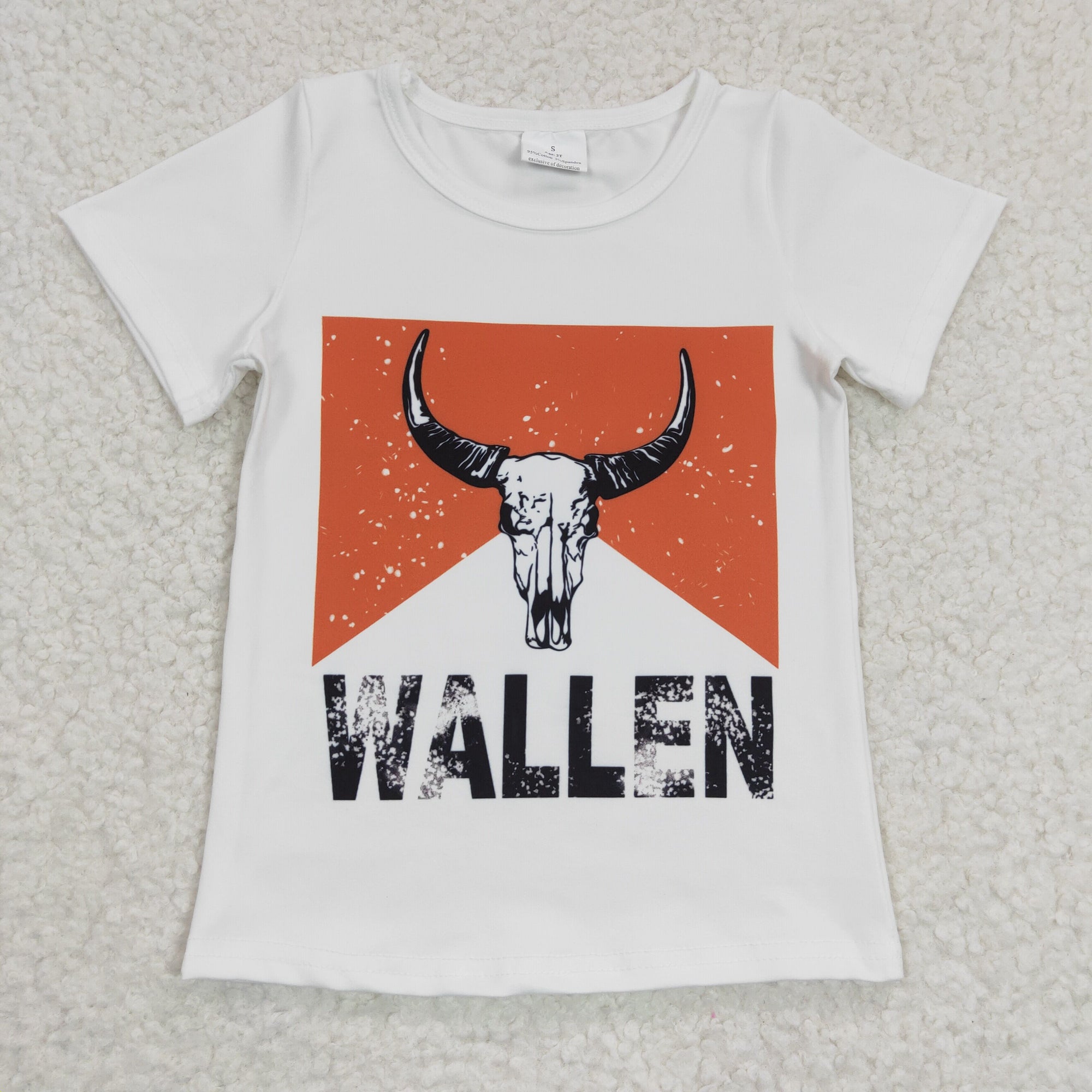 kids white t-shirt wallen