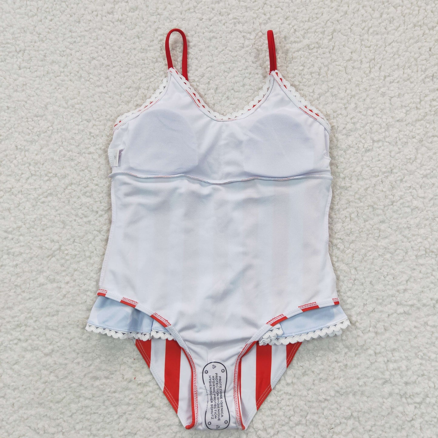 Stars & Stripes Girls USA Flag Print One-Piece Swimsuit