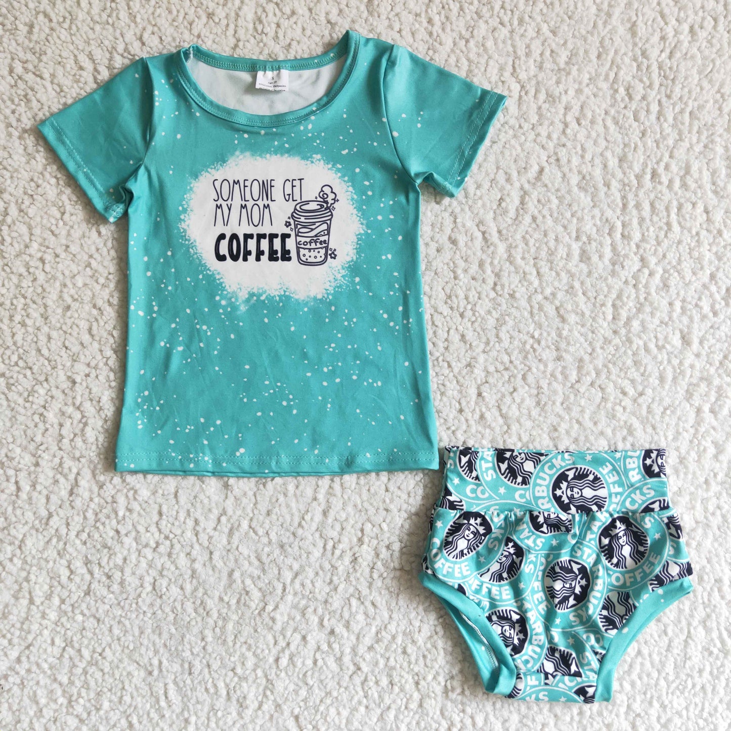 infant coffee bummie set