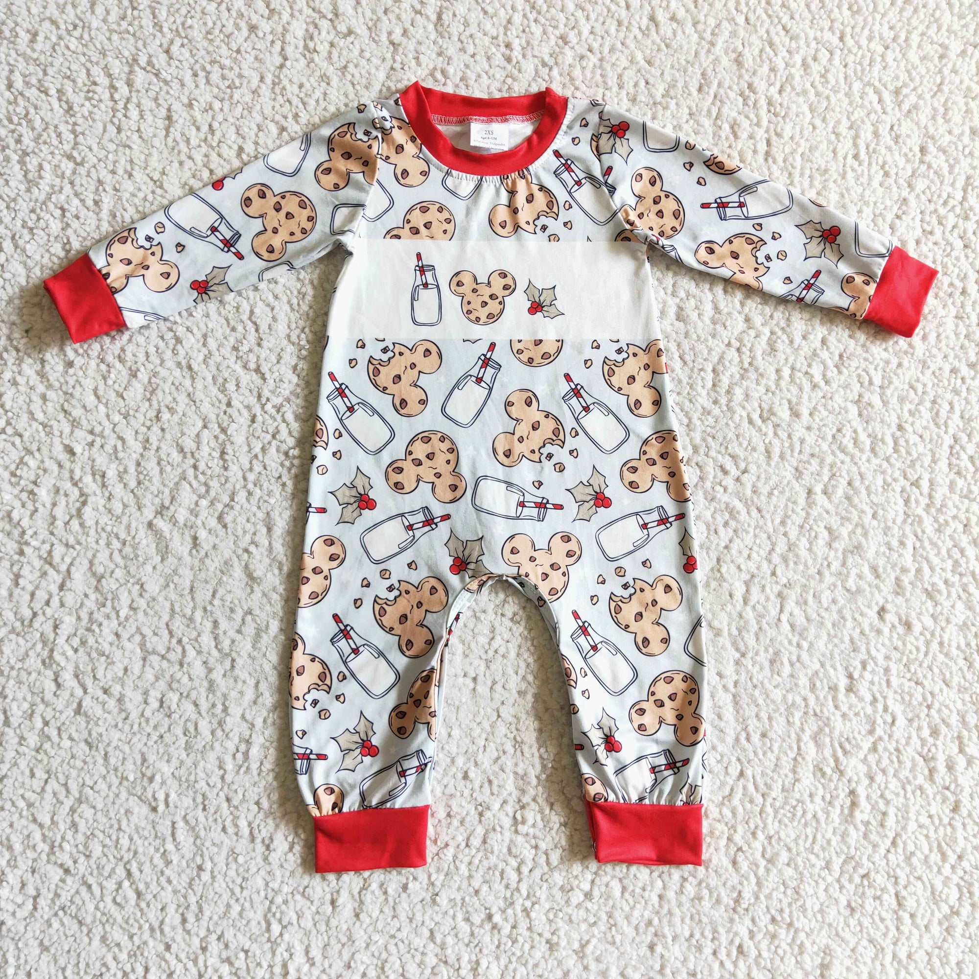 milk biscuit baby boy romper