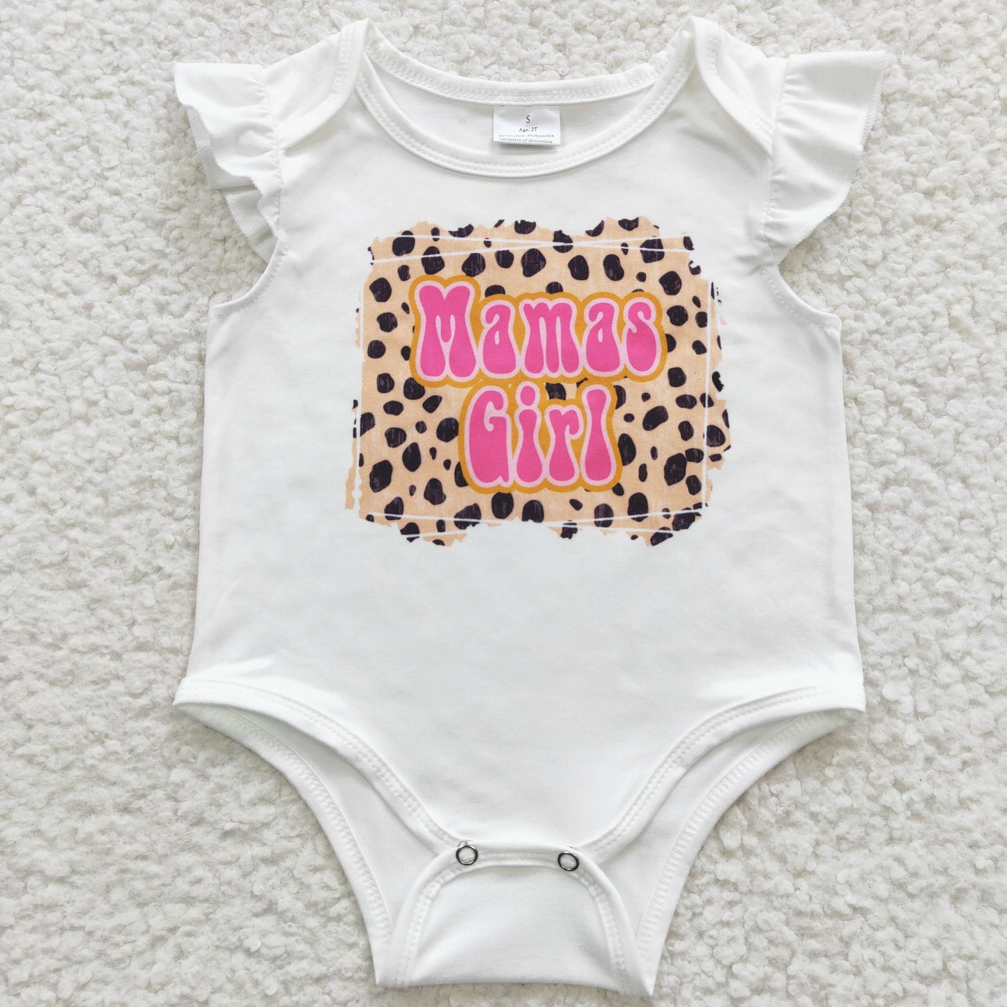 infant baby girl onesie mama's girl