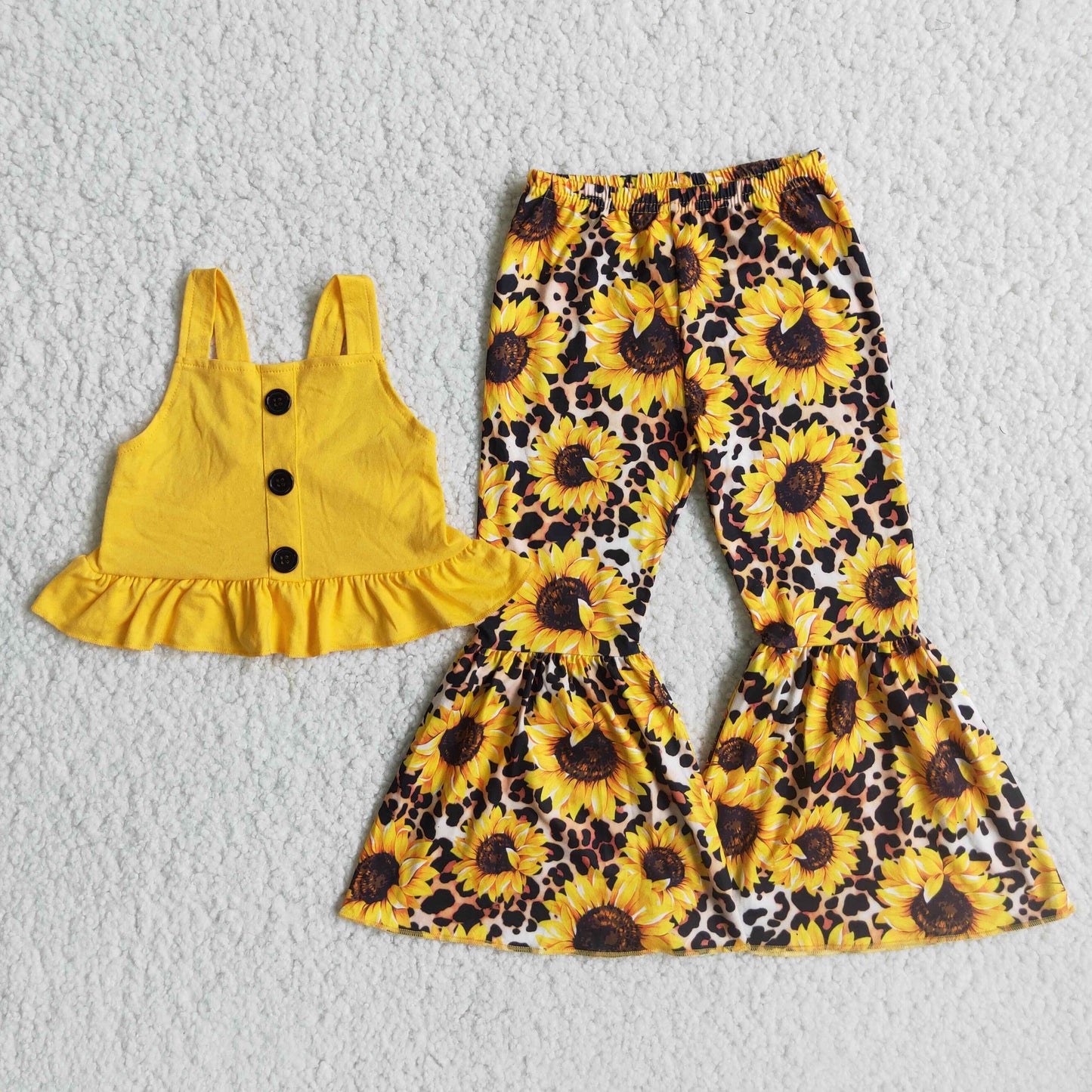 Strap Top Sunflower Bells Set