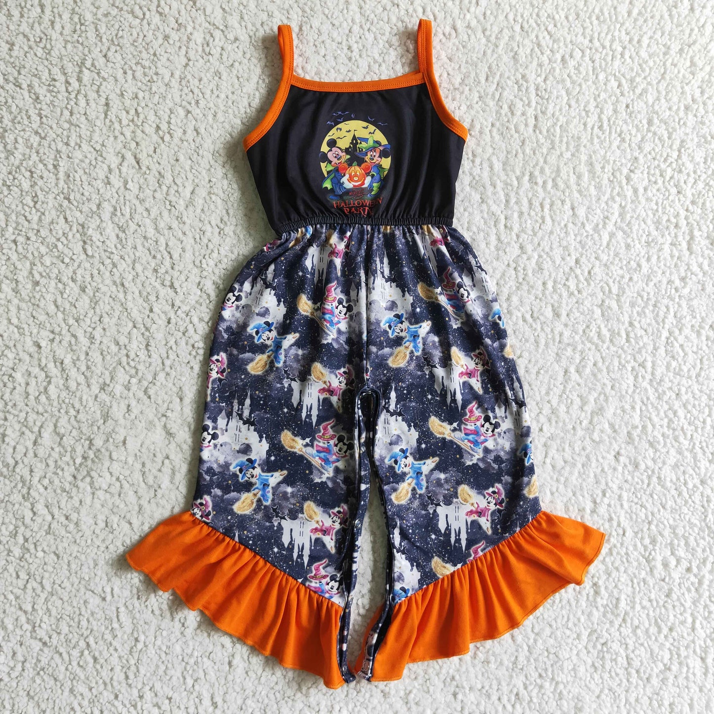 halloween character jumpsuit girl's clothing