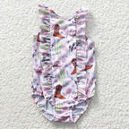 girl summer clothing 1pcs swimsuit swim wear