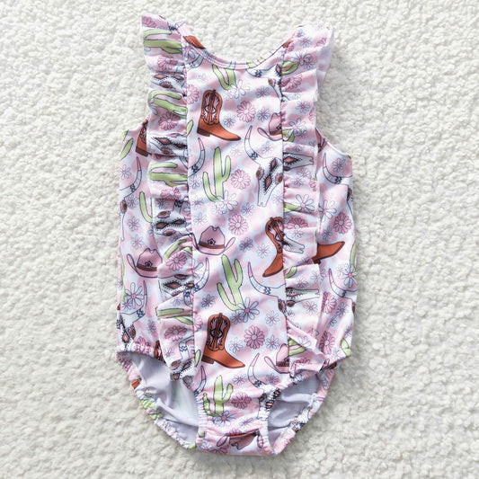 girl summer clothing 1pcs swimsuit swim wear