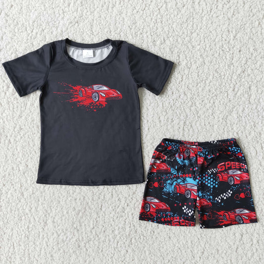 black car boy clothes