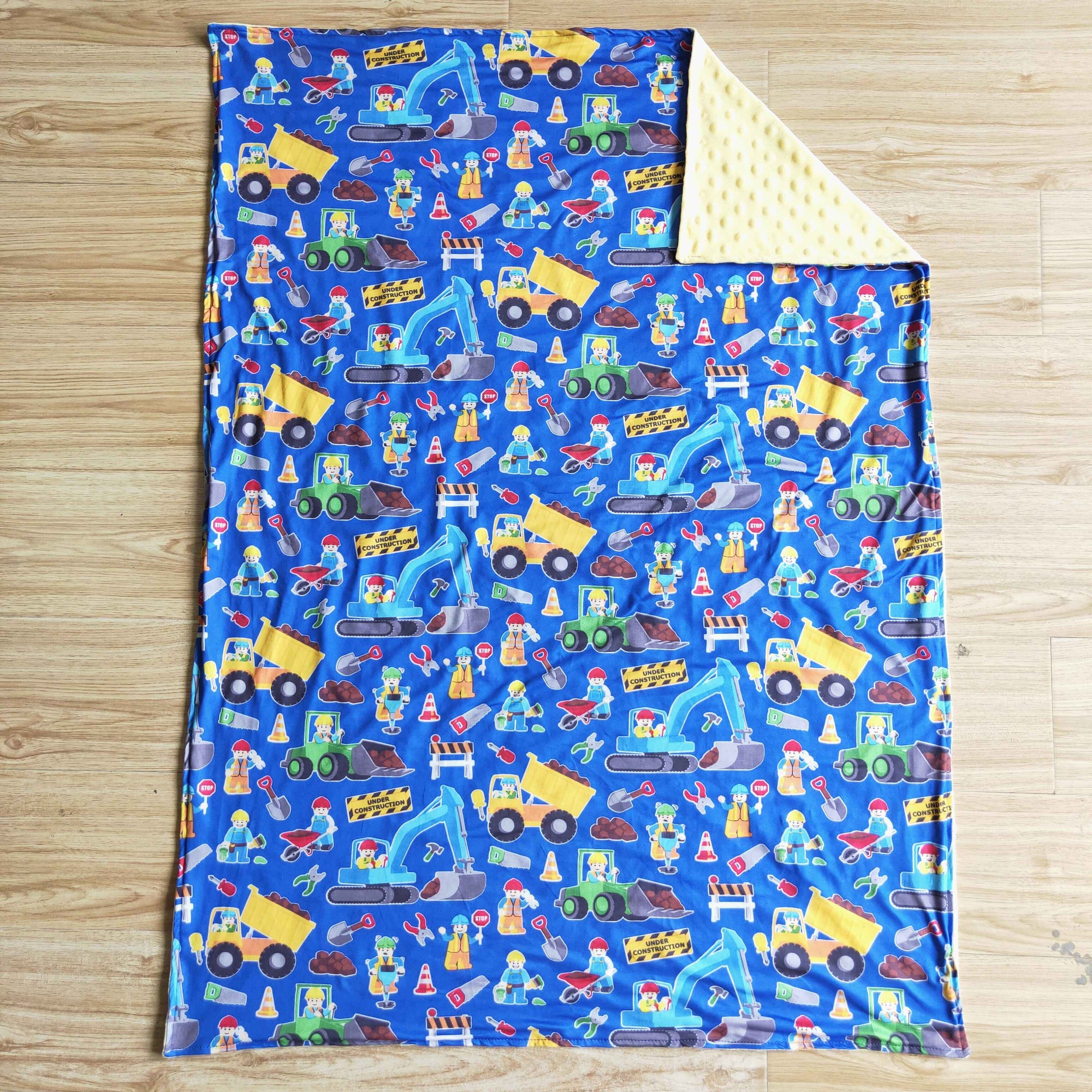 Construction Print Blanket