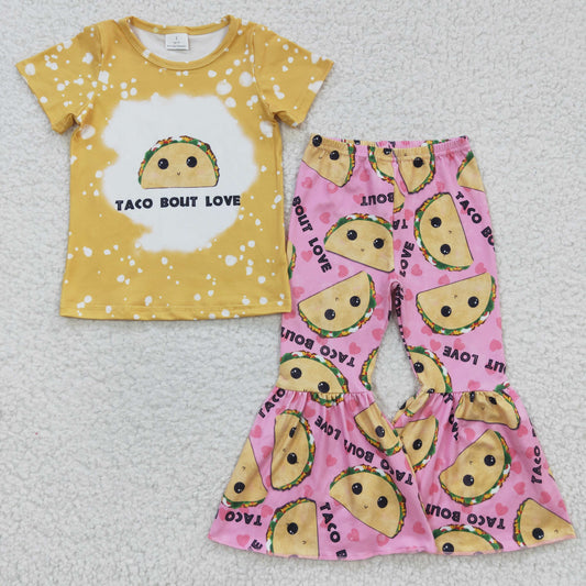 taco bell bottom set girls clothing