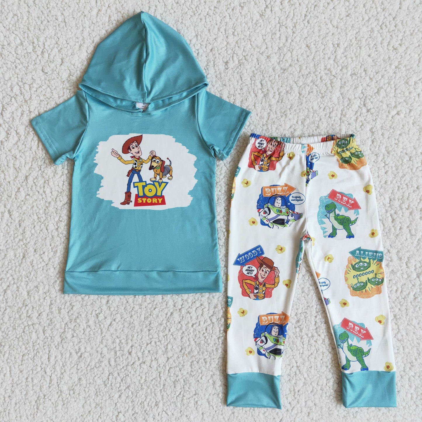 short sleeve toy story pants set hoodie set boy