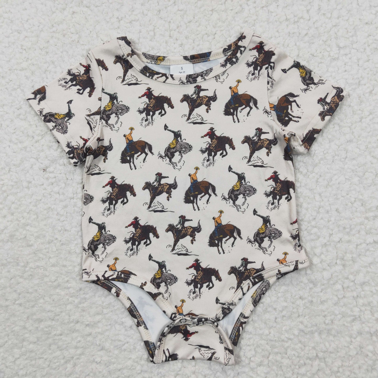 infant clothing westren romper rodeo