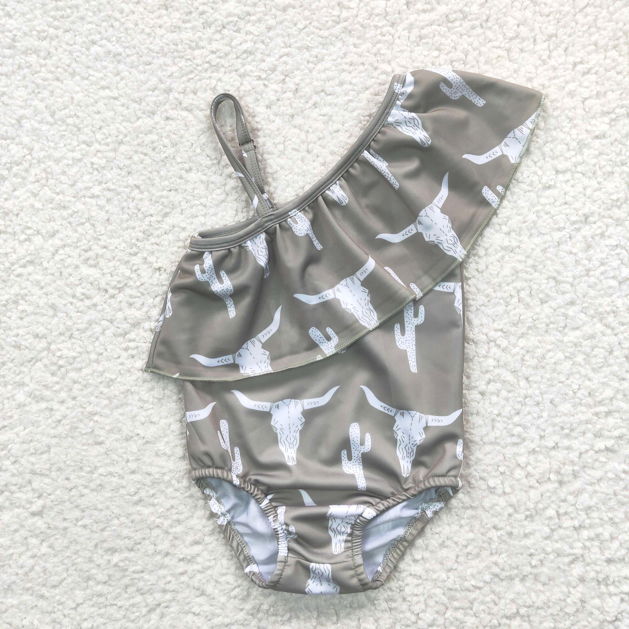 cow print girl swimsuit summer clothing