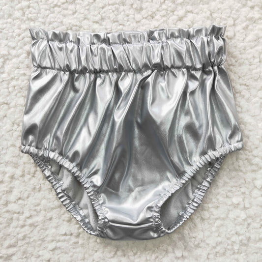 silver leather bloomer infant toddler baby clothing