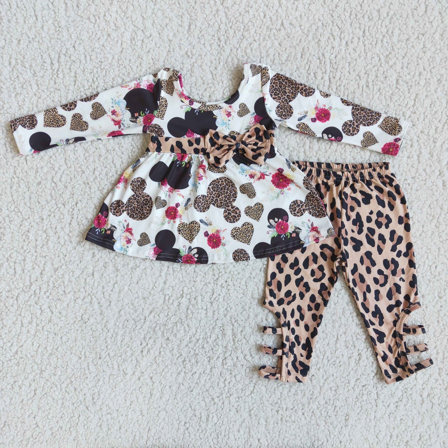 Cute Outfit Leggings Set for Valentine's Day