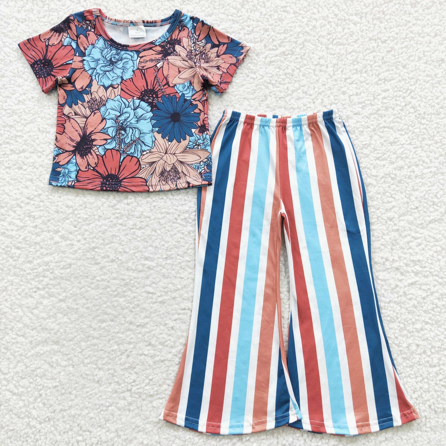 wildflowers striped belle set girl outfits