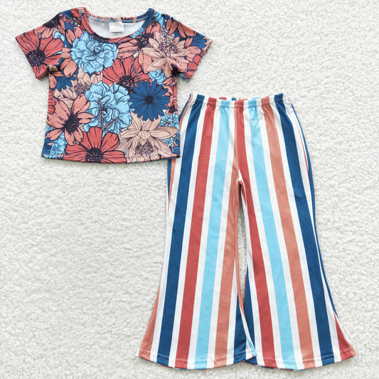wildflowers striped belle set girl outfits