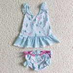 summer 2pc mermaid swimsuit
