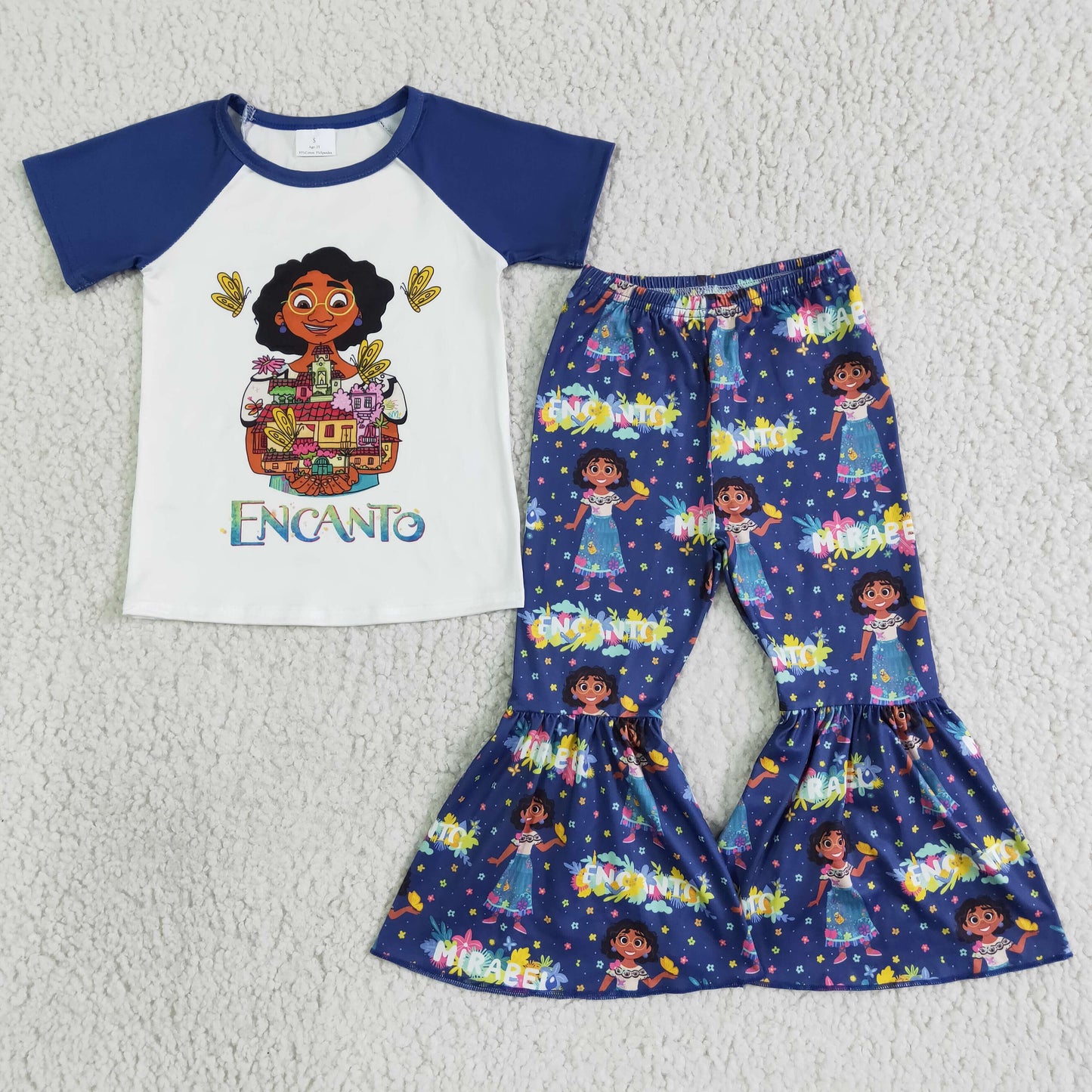 cartoon baby girl’s outfit pants set