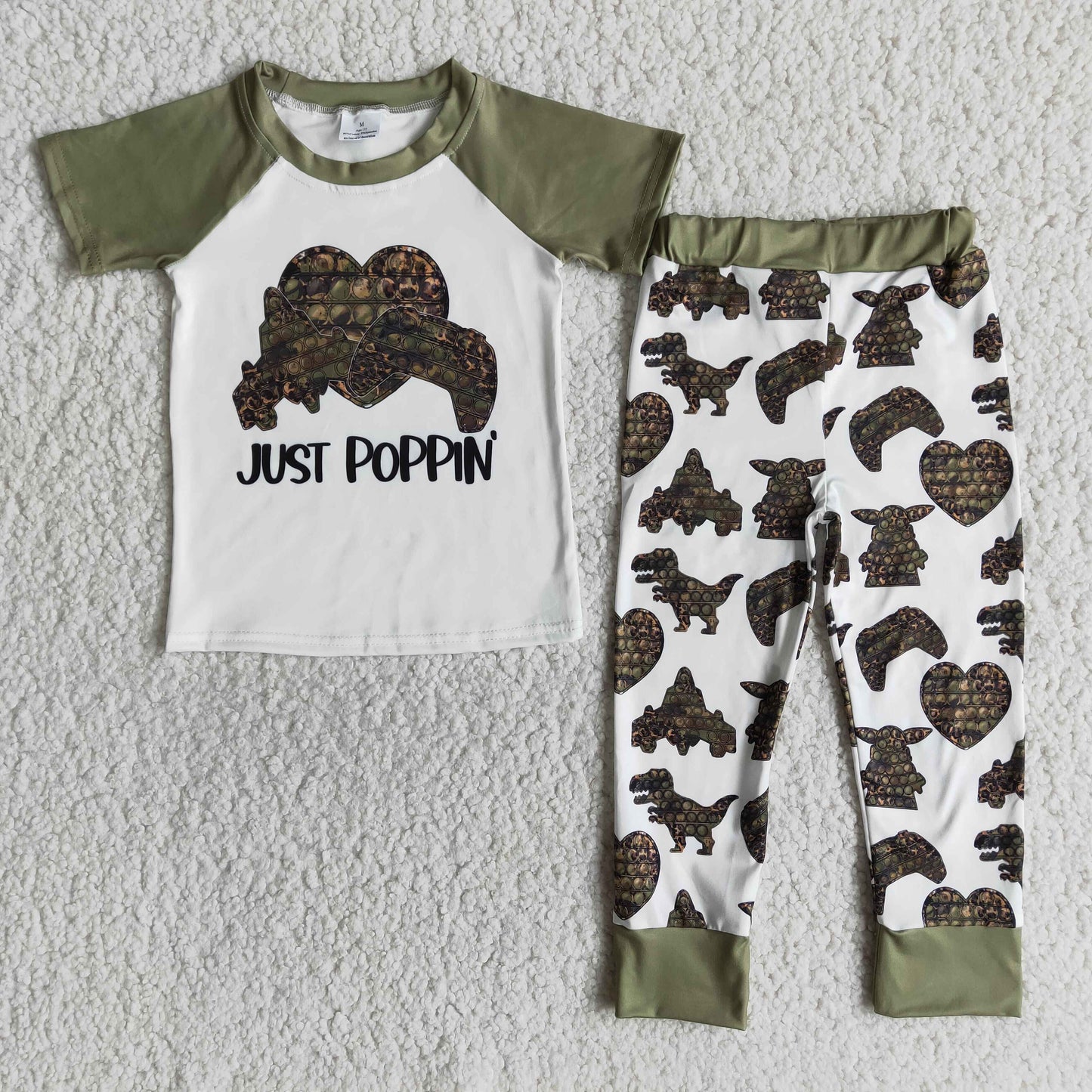 Just Poppin Pants Set Boy