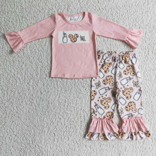 pink milk biscuit Christmas cookie girls clothing