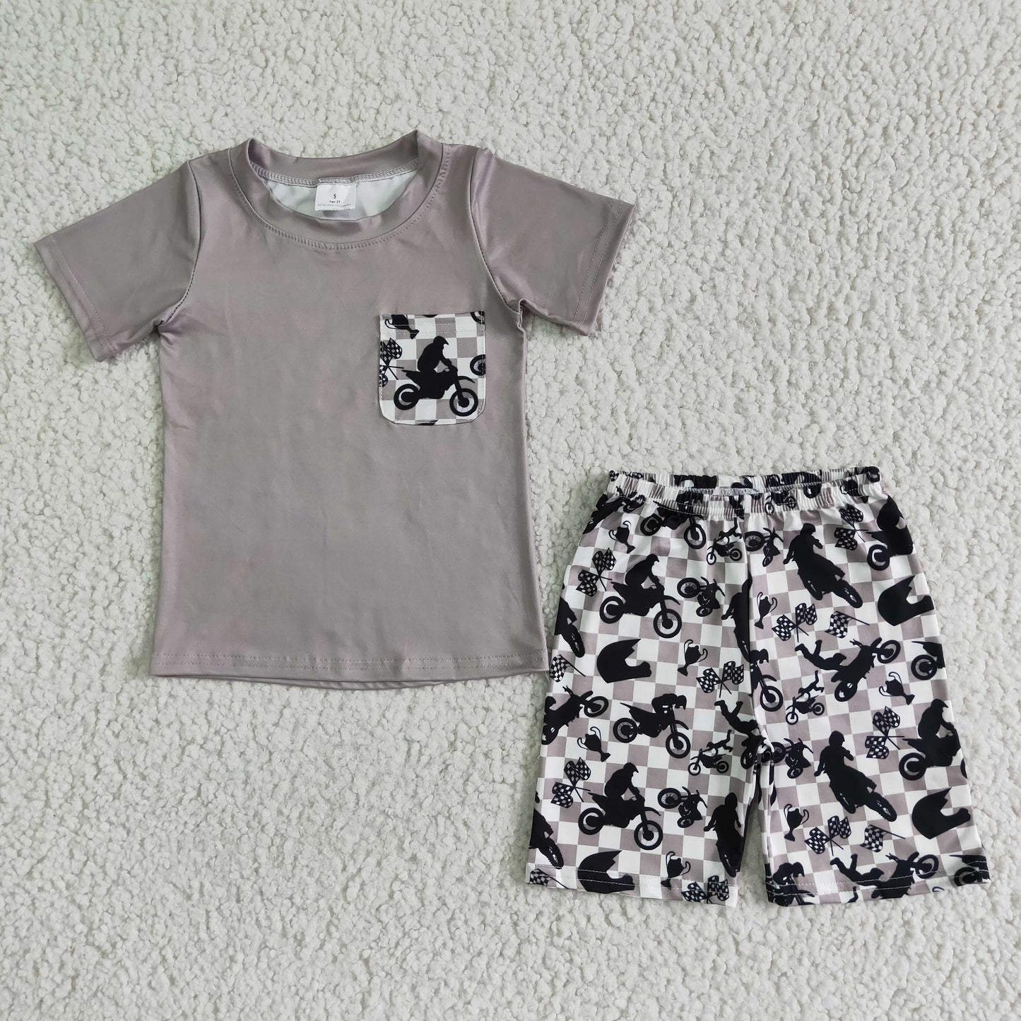 grey motorcycle boy cool summer outfits