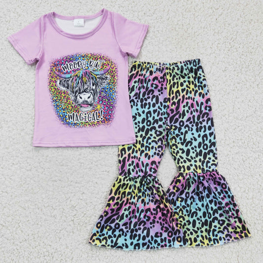 moody but magical rainbow leopard girls clothing