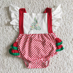 Red Green Plaid Bubble for Christmas