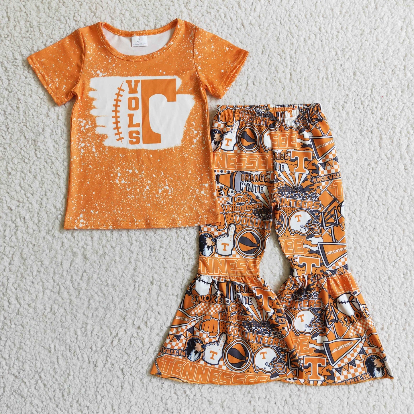 orange vols football girls clothing