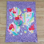 red mermaid blanket