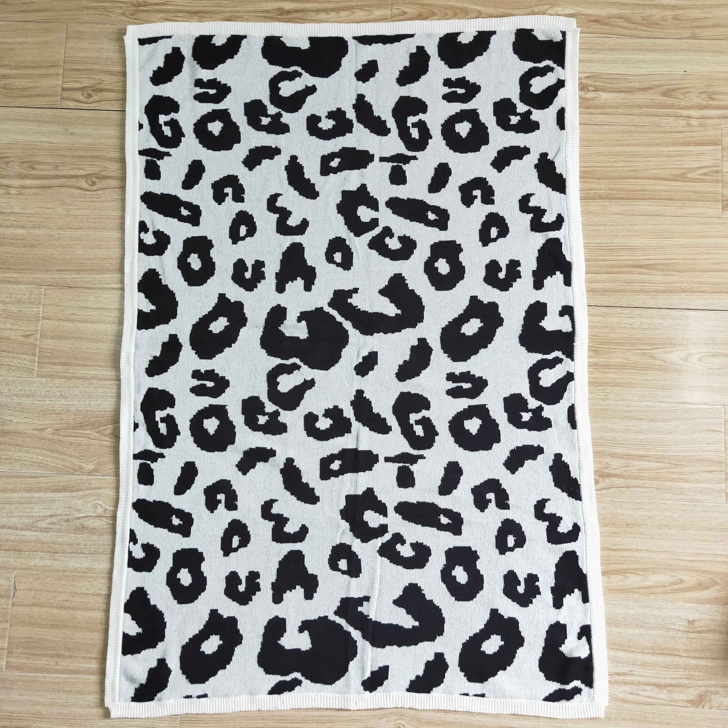 soft cotton leopard blanket