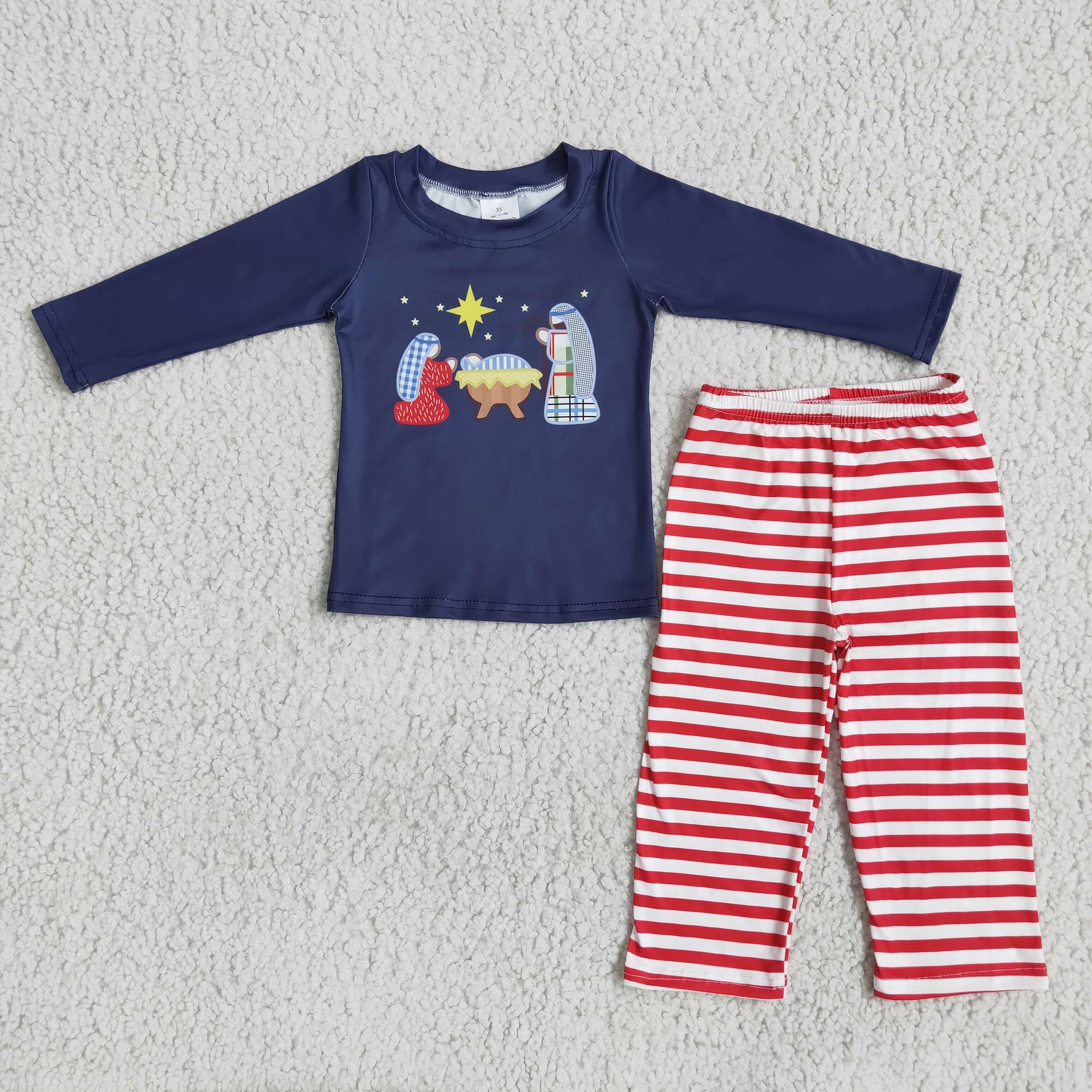 Boy's Outfit Nativity Pants Set