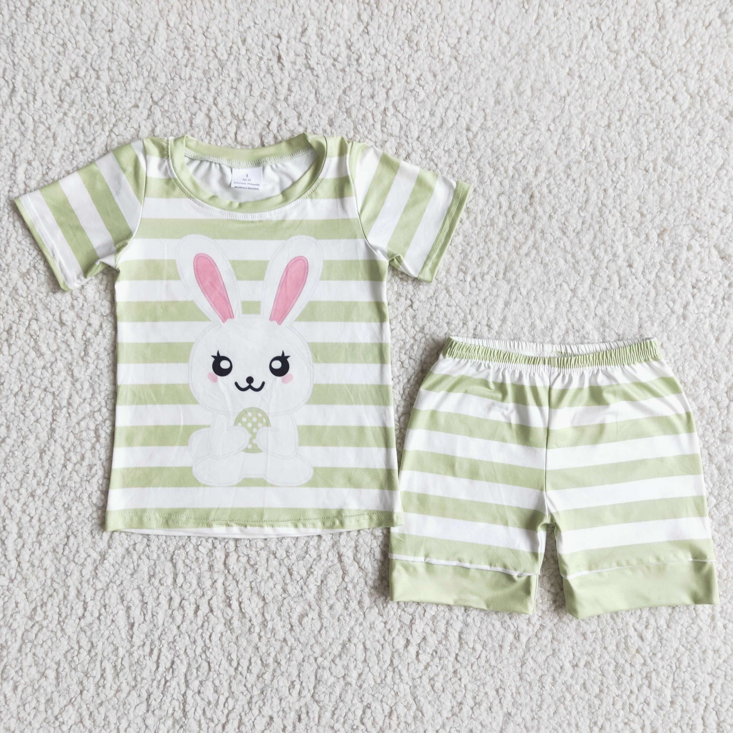 boy's outfit shorts set for easter