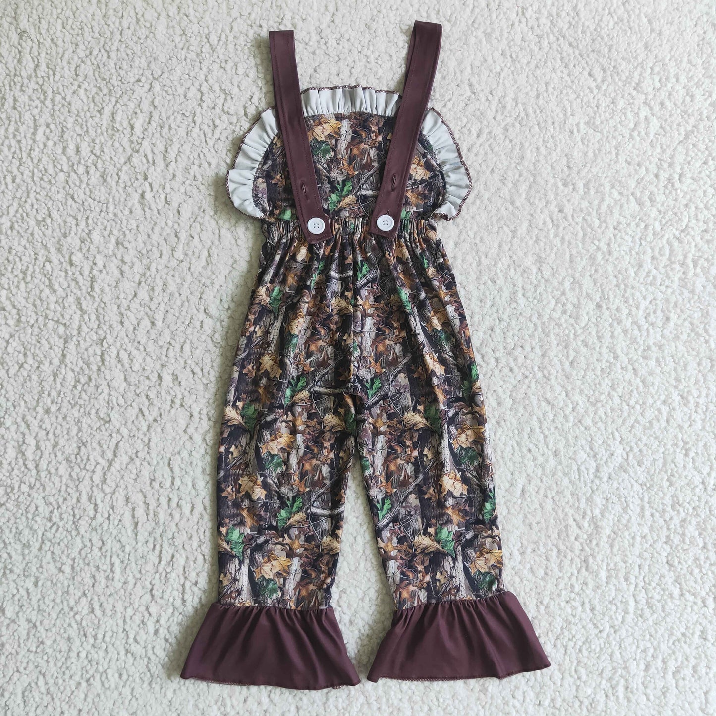 camo hunting girl jumpsuit