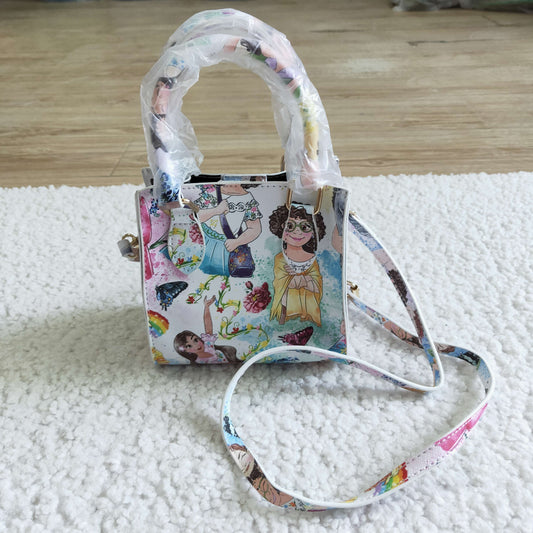 kids magical family print crossbody bag purse