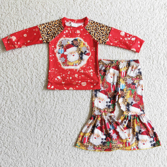 red bleach santa gifts girl christmas clothing