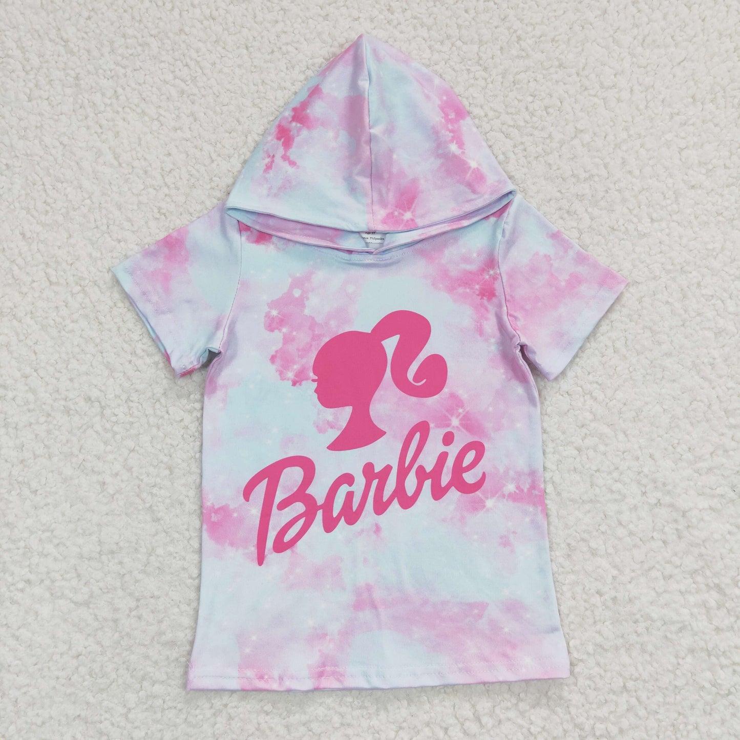 tie dye hoodie t-shirt top girls clothing