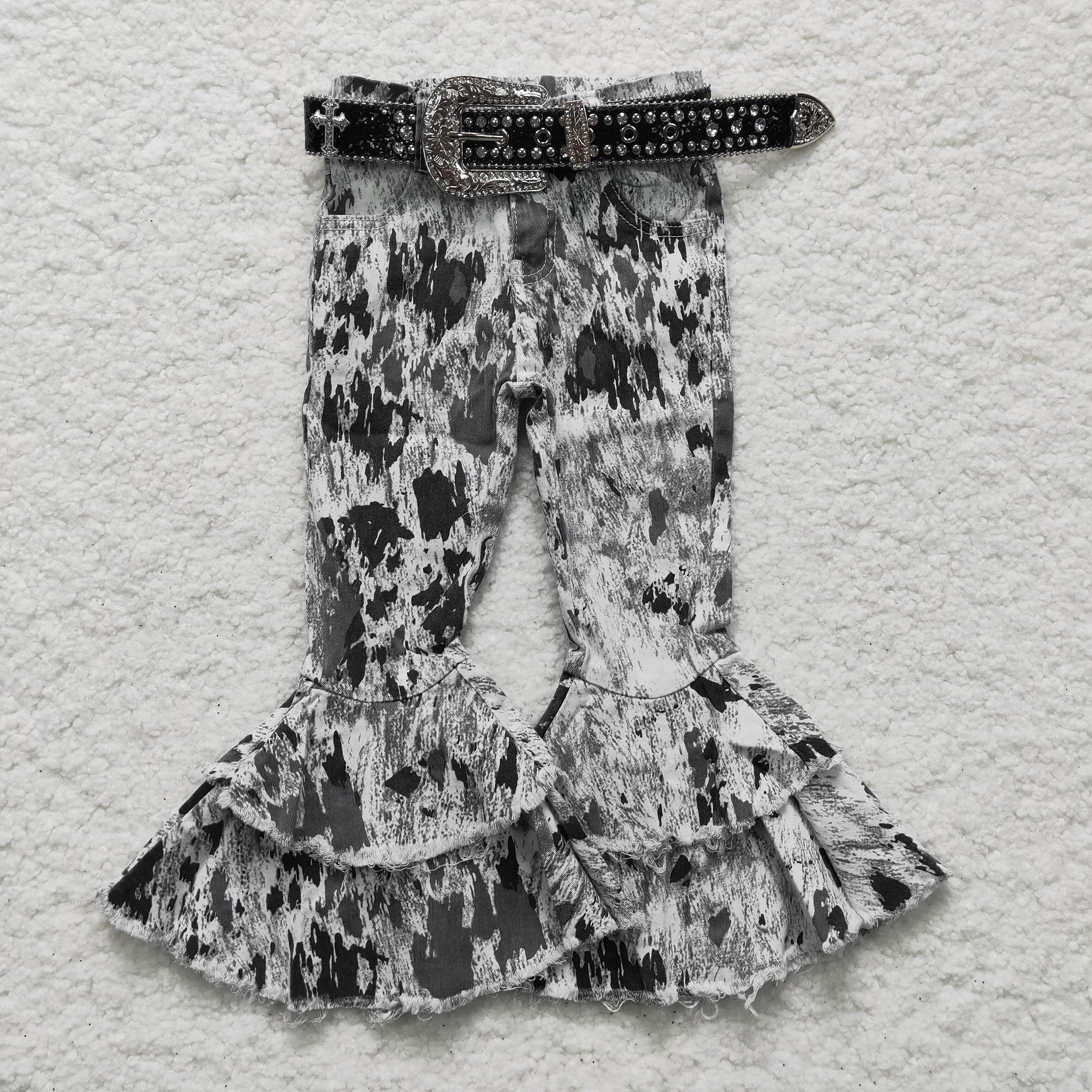 good quality black and white diamond belt