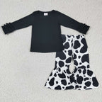 milk cow bell bottom flare pants