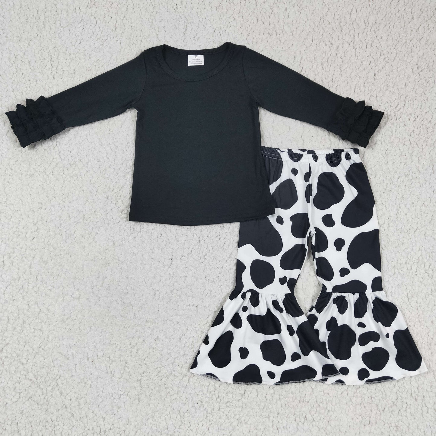 milk cow bell bottom flare pants