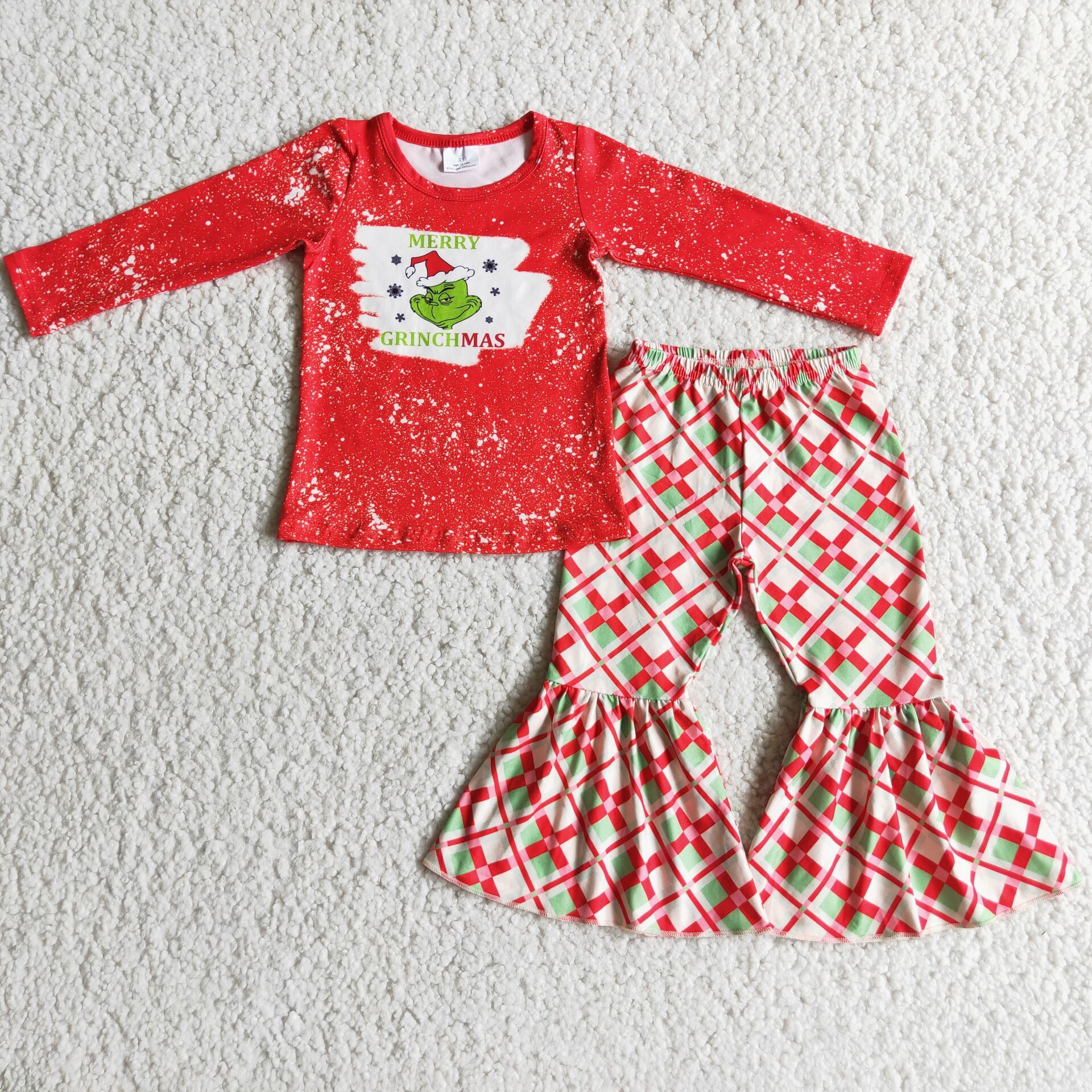 red girl grinchey outfit