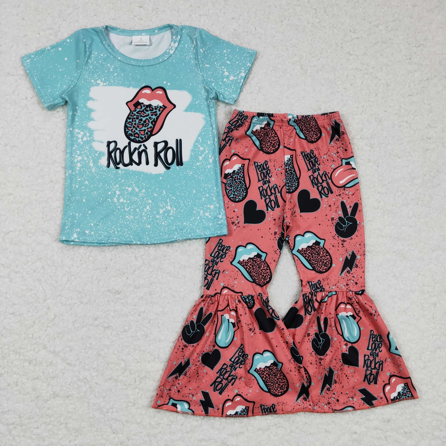 rock roll girls clothing outfit