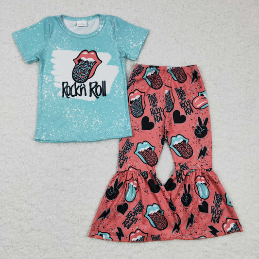 rock roll girls clothing outfit
