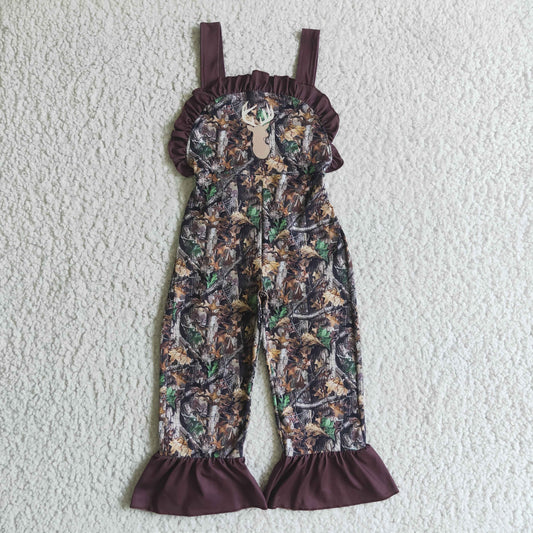 camo hunting girl jumpsuit