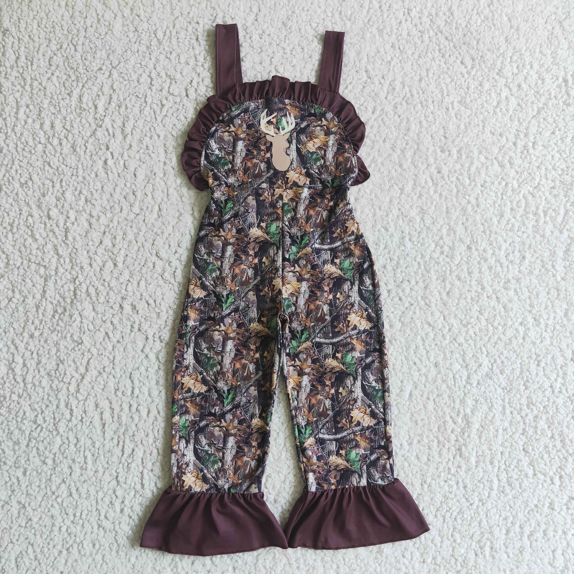camo hunting girl jumpsuit