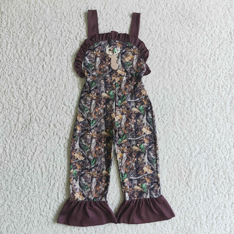 camo hunting girl jumpsuit