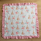 pink tent blanket