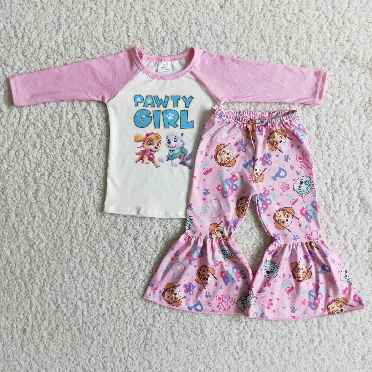 paety girl cute dog bells set