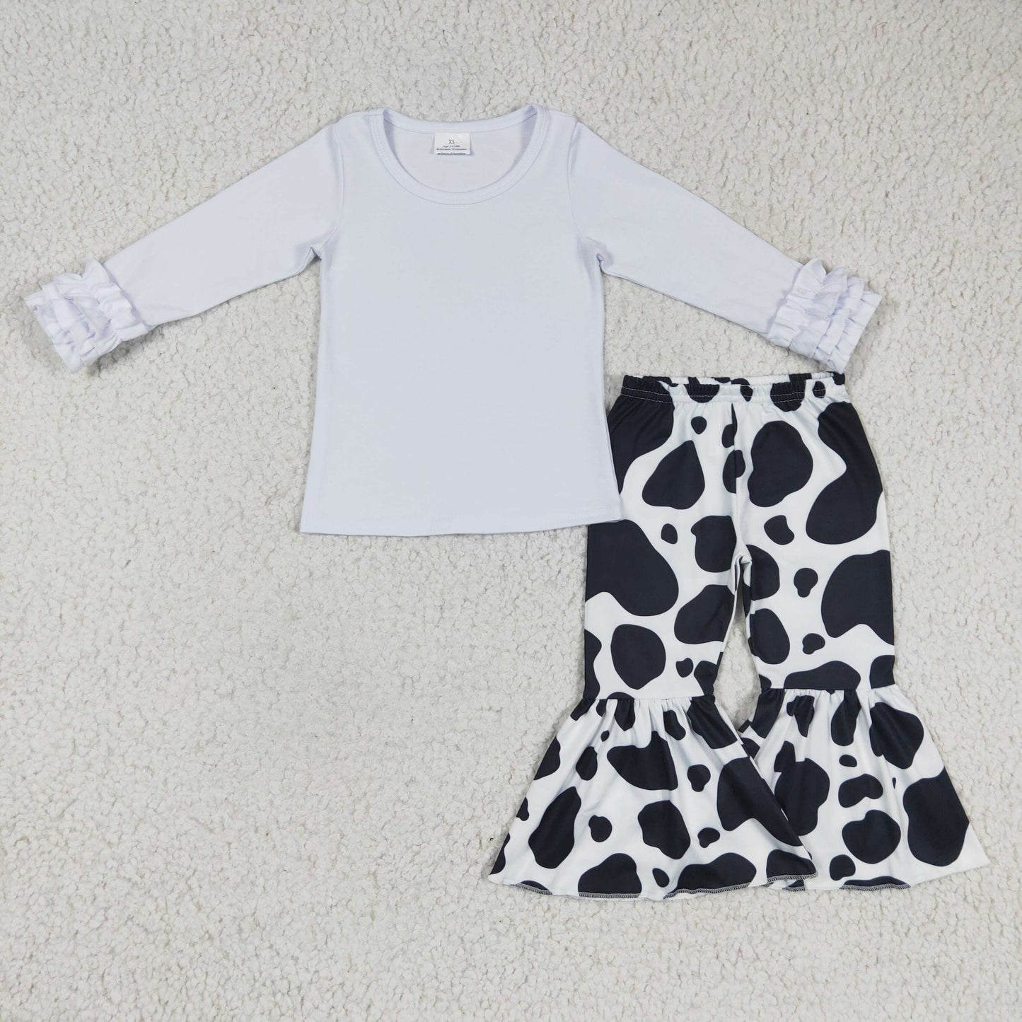 milk cow bell bottom flare pants