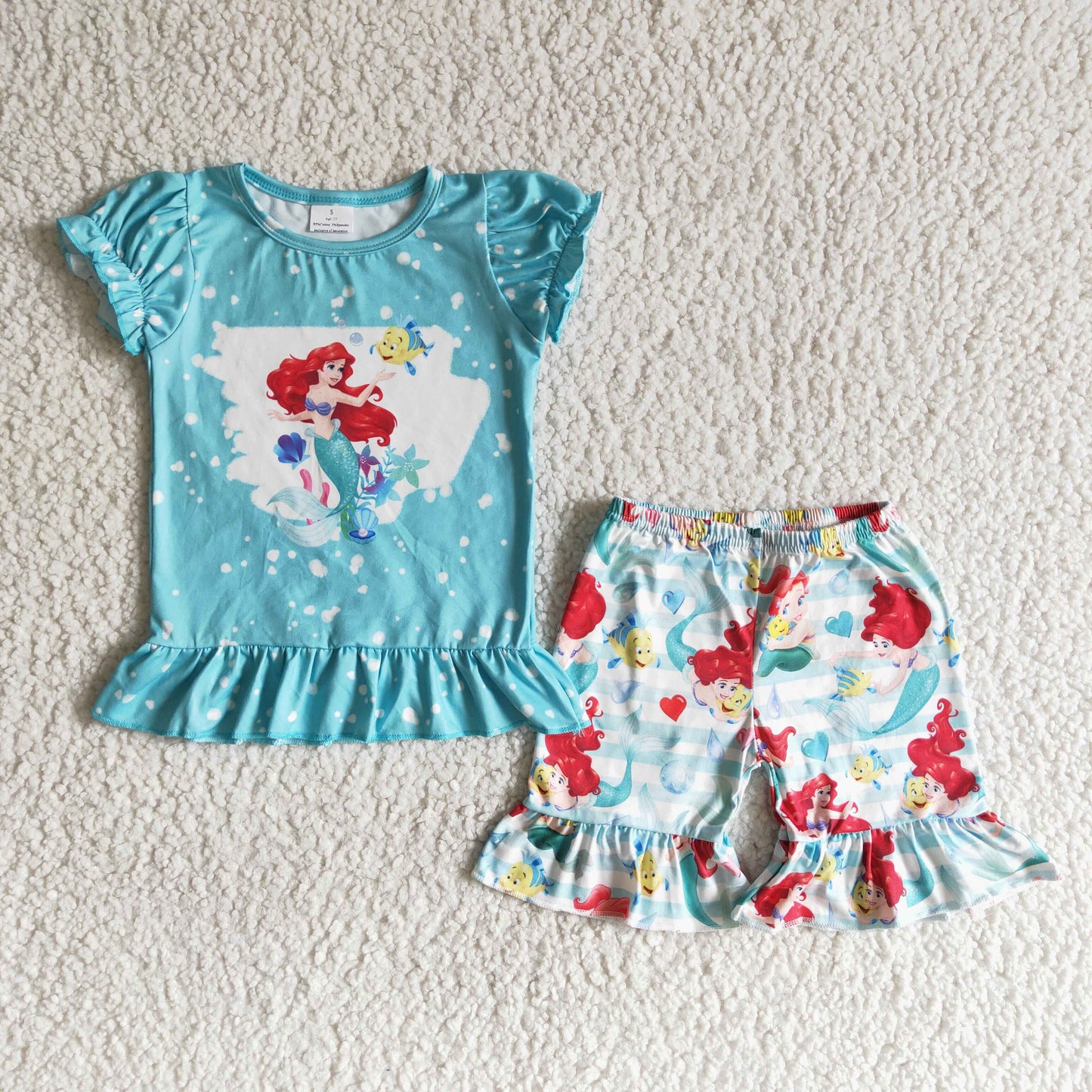 under the sea mermaid shorts outfit